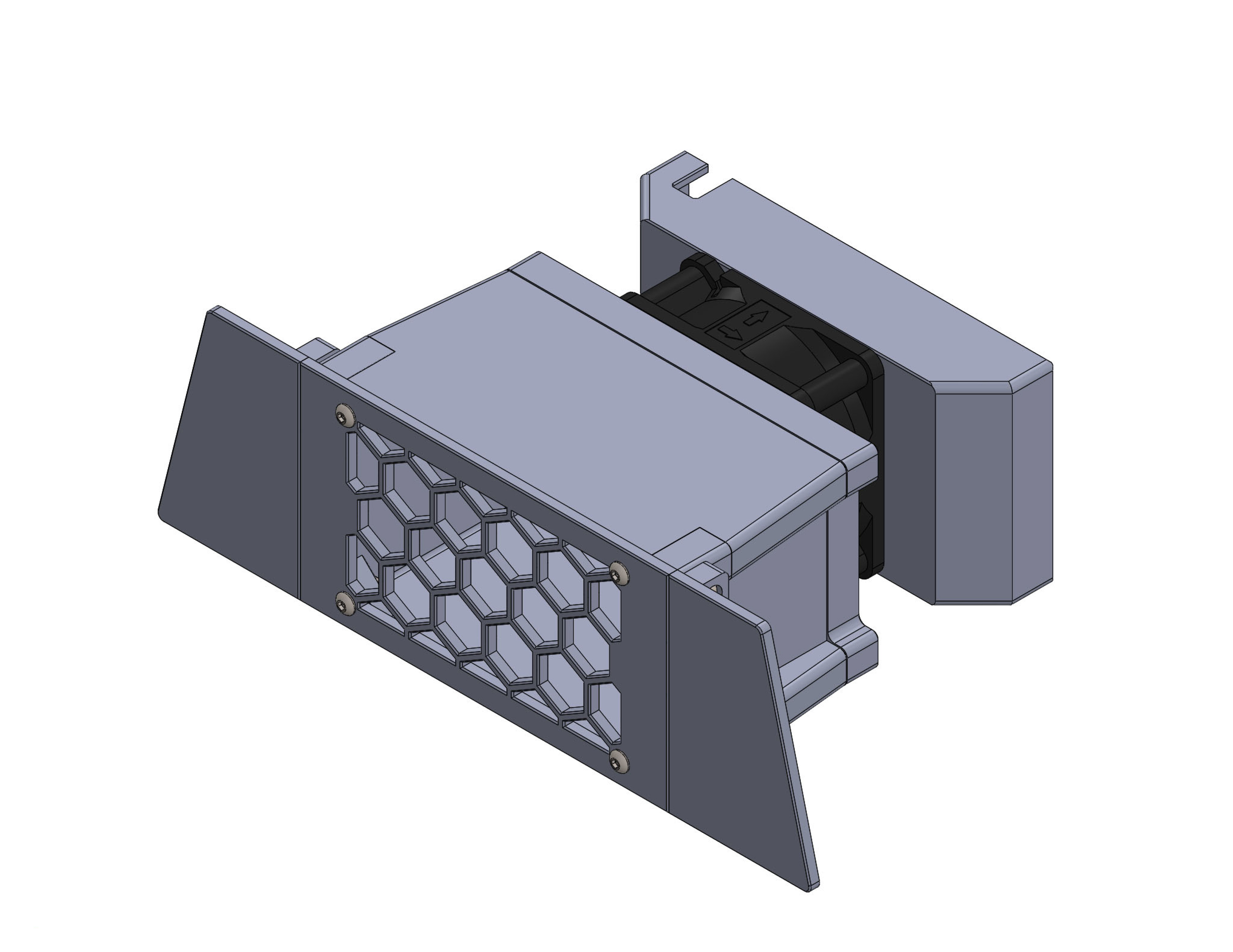 Voron Mods Tophat Exhaust Filter V0 by DaGrooch13