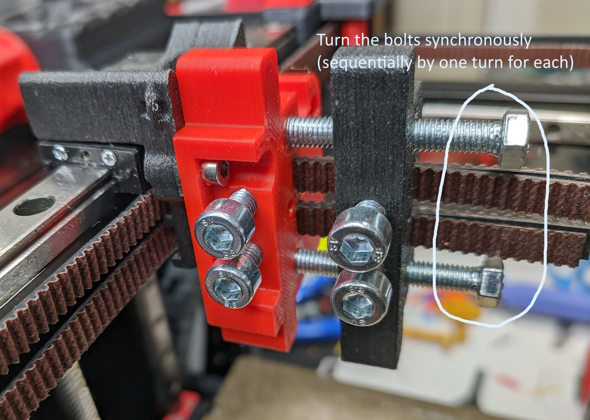 Voron Mods - Belt Tension Helper By MSA