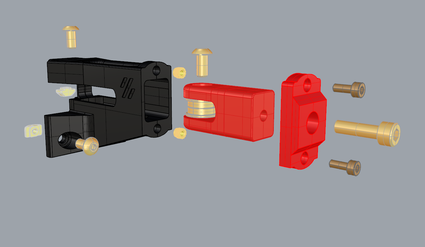 Voron Mods Switchwire Y Belt Tensioner by MCKURT