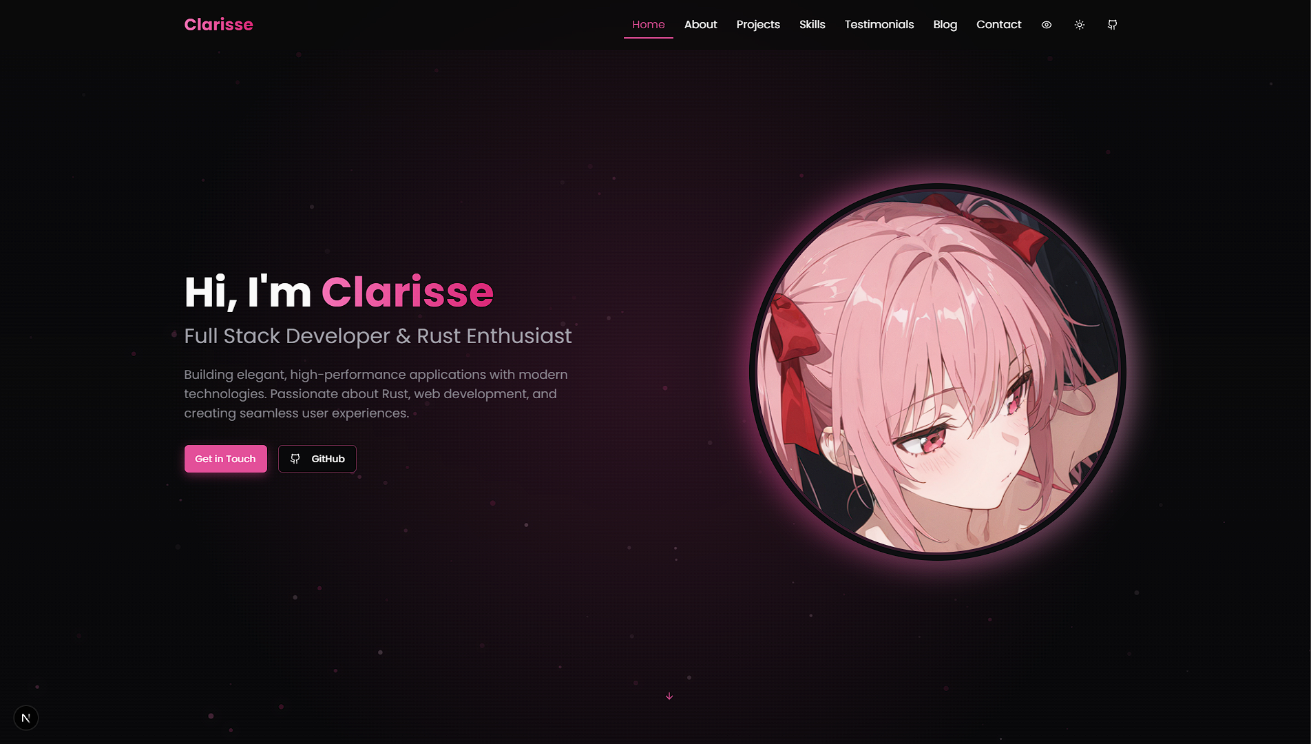 Clarisse Portfolio Preview