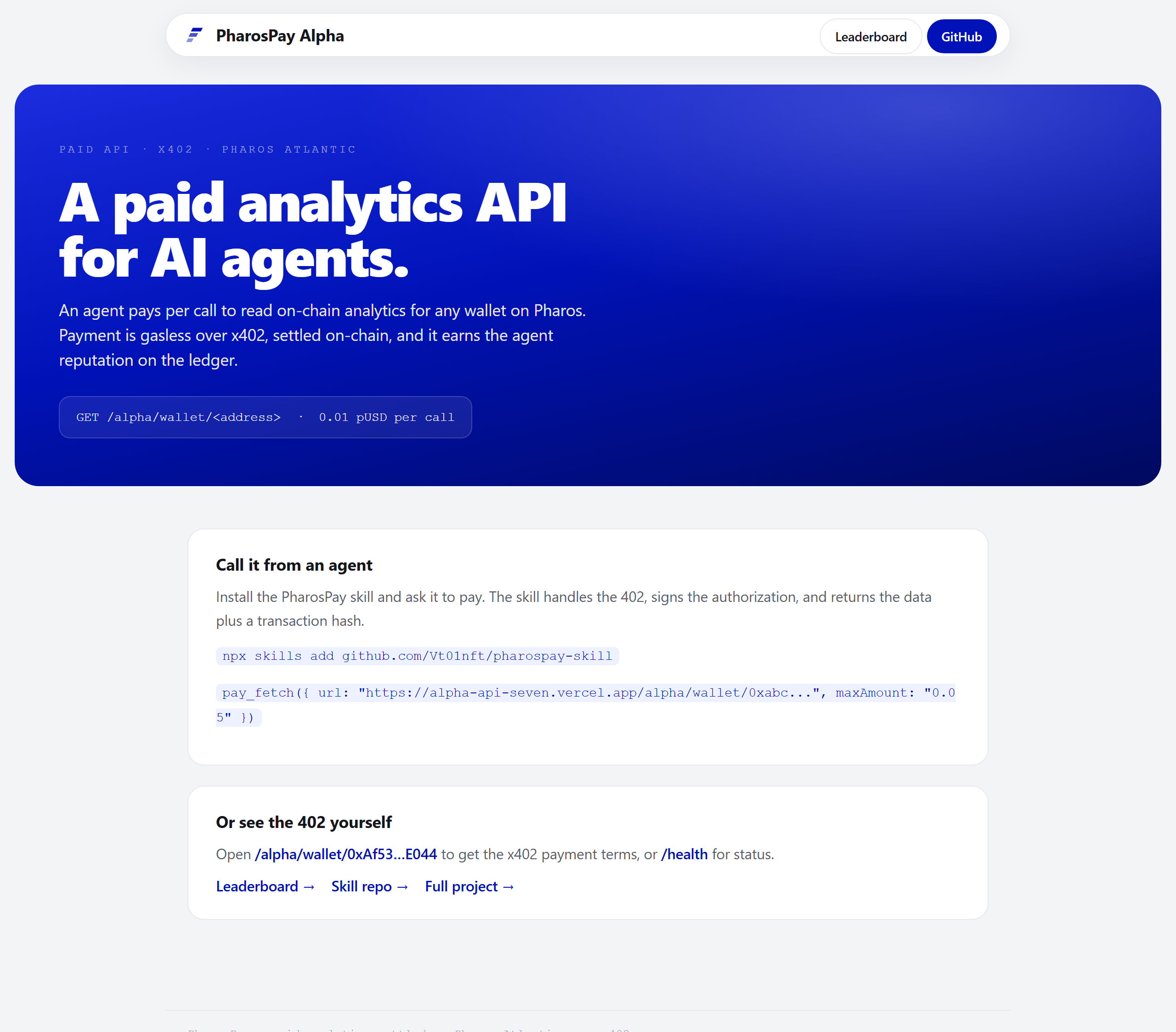 Alpha API