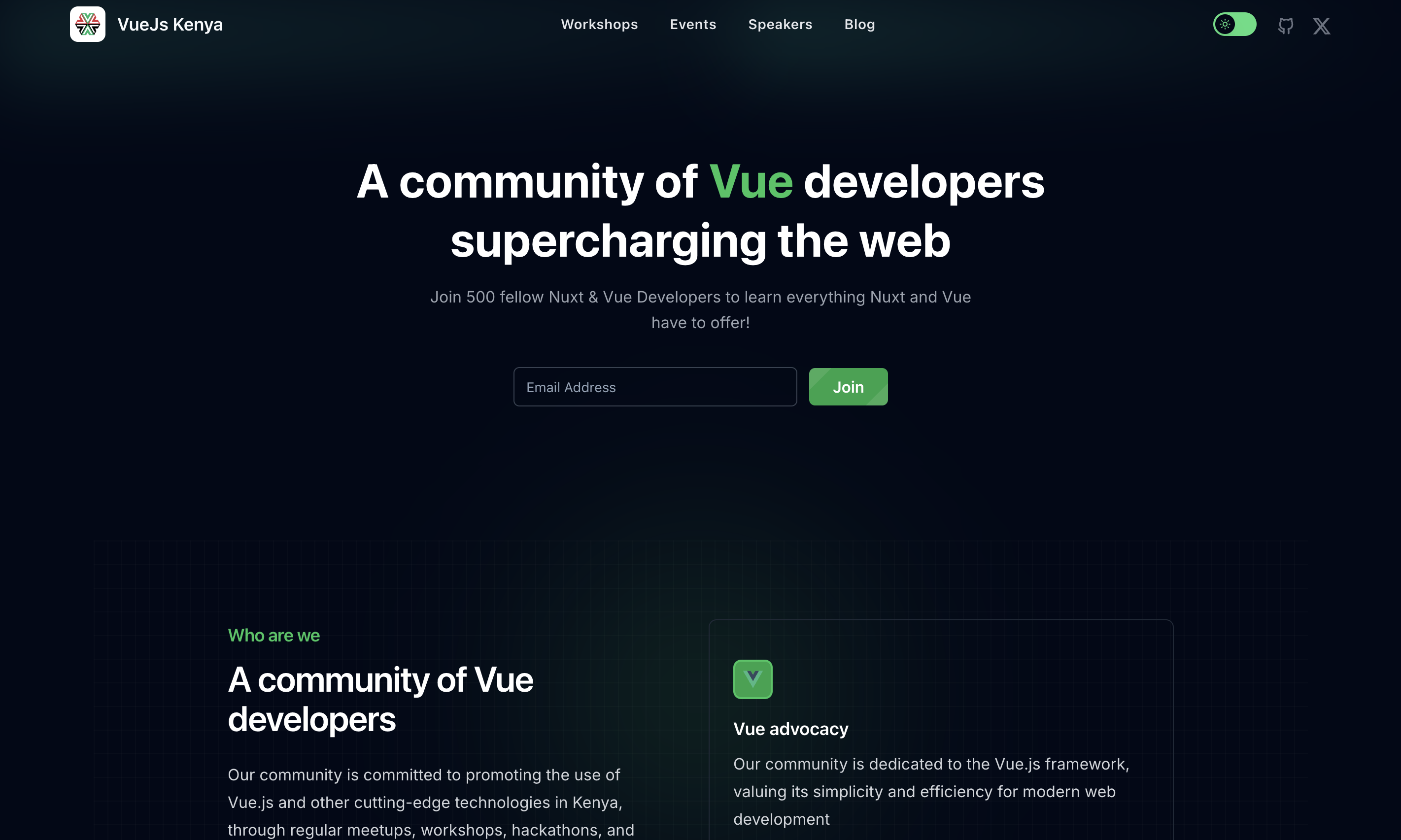 VueJs Kenya Site