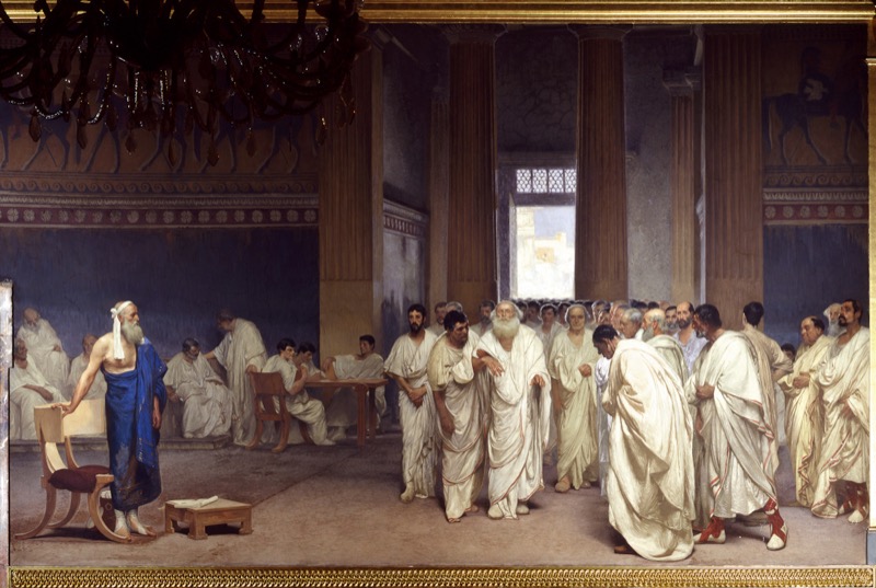 Appius Claudius Caecus in the Senate -- Cesare Maccari