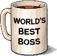 World's Best Boss mug (Michael)