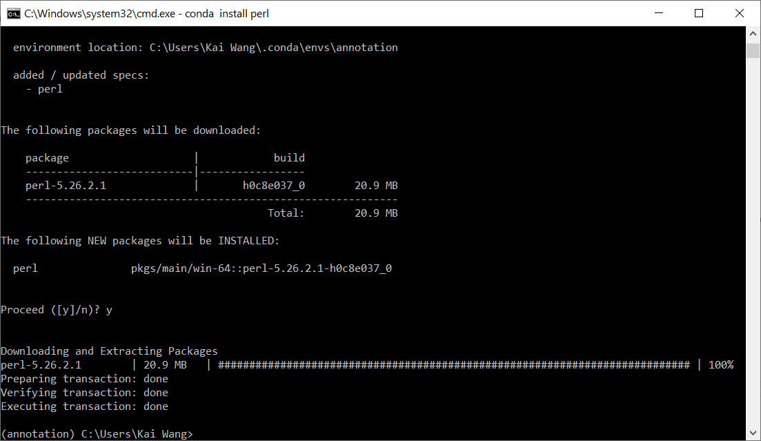 conda perl