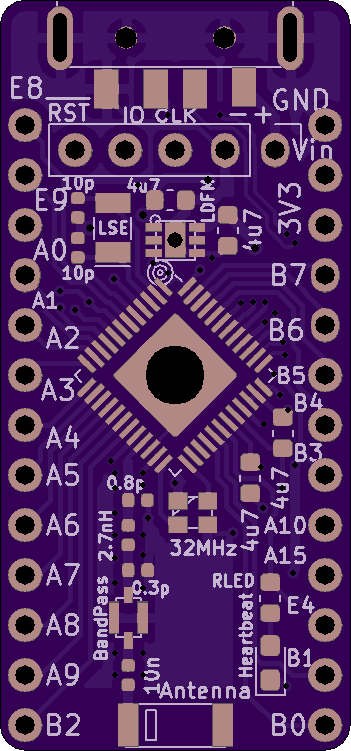 STM32WB55Cx minimal, from the project README