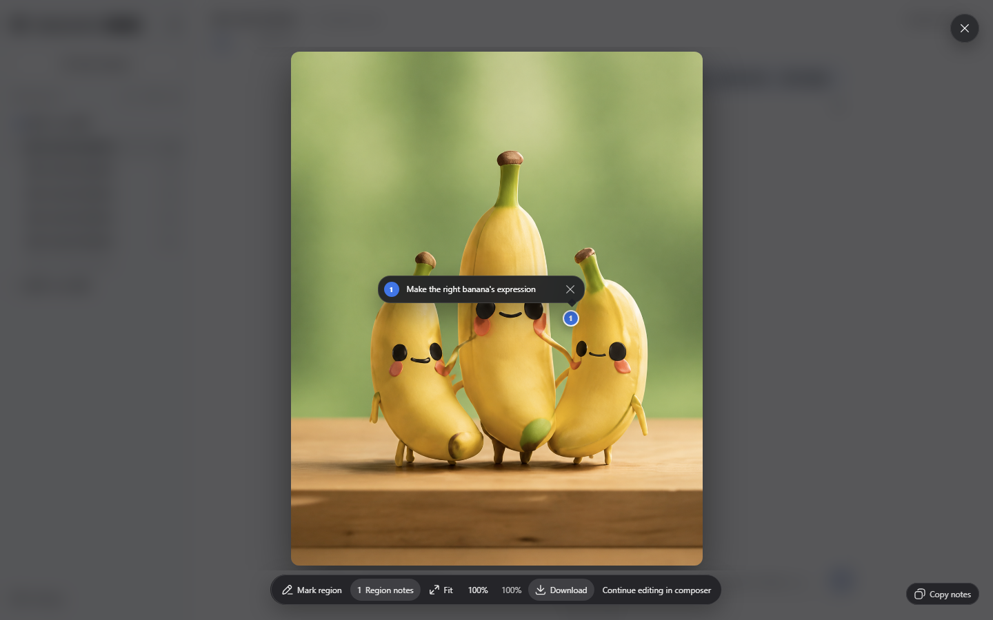 DSH Image Viewer displaying an illustration with fit, original-size, download, and an inline numbered region note