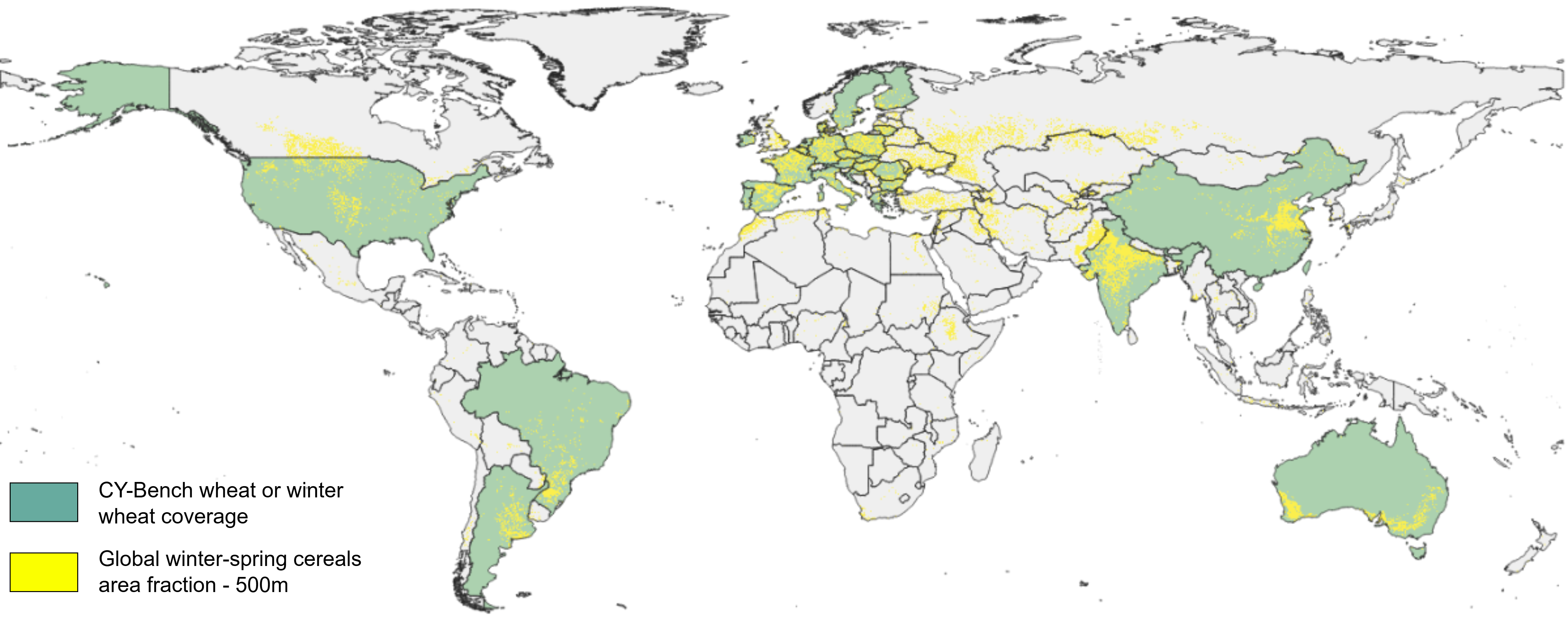 Wheat Coverage Map