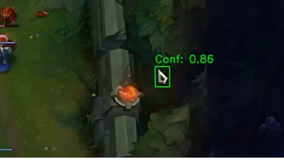 exemple de détection de curseur