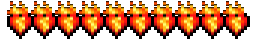 Hearts while on fire