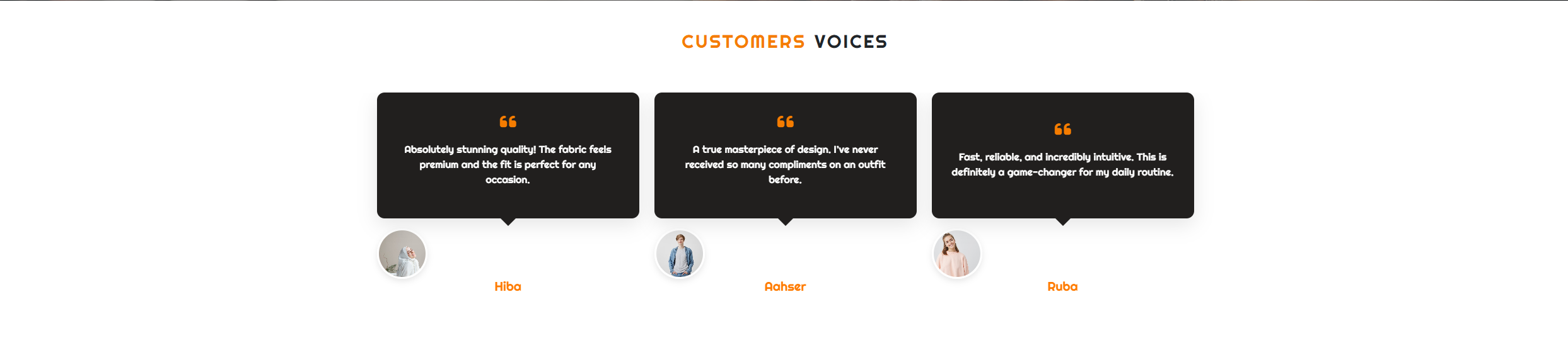 Customer Voices