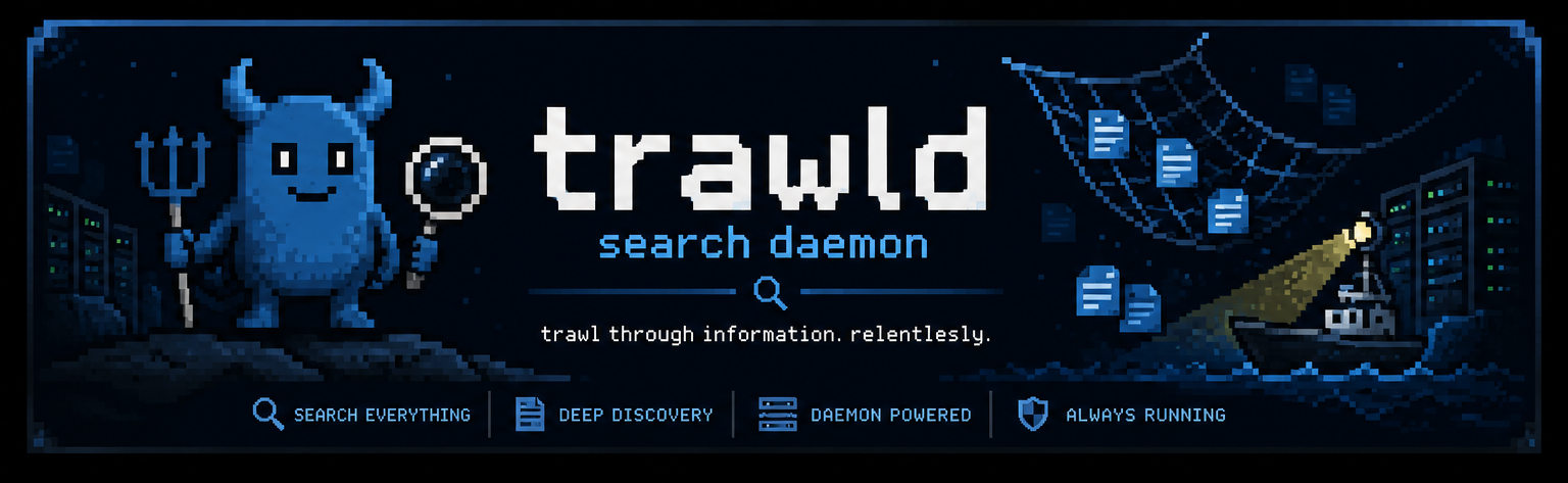 trawld search daemon banner