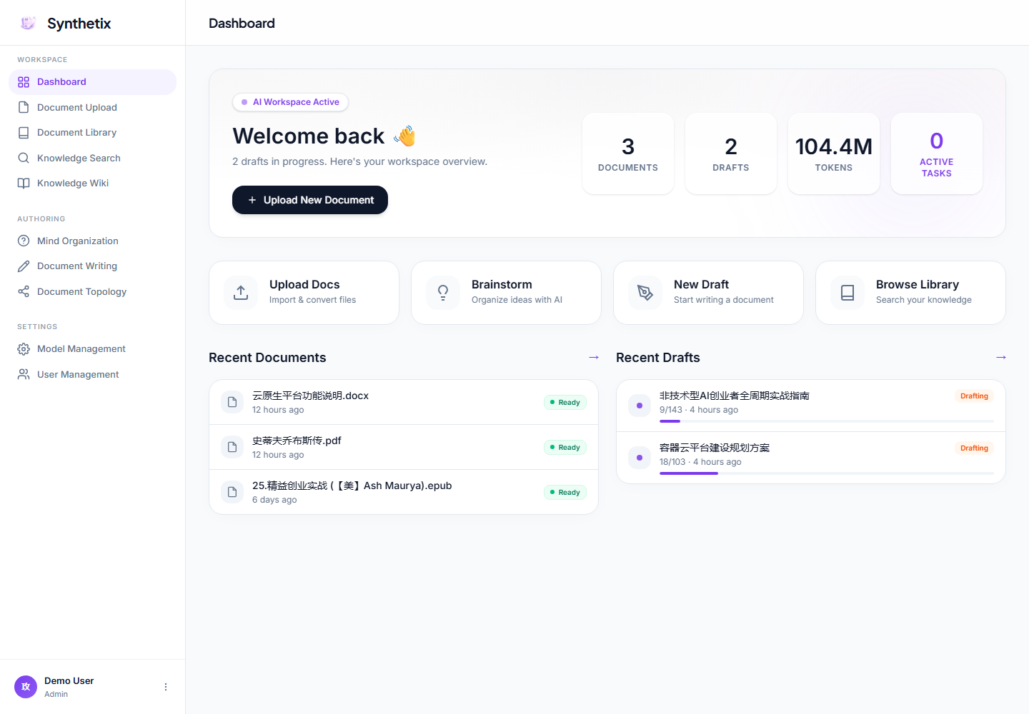 Synthetix dashboard