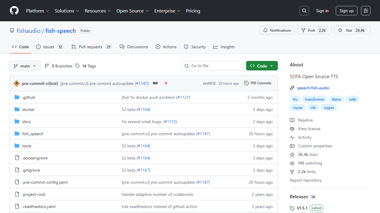 fishaudio/fish-speech