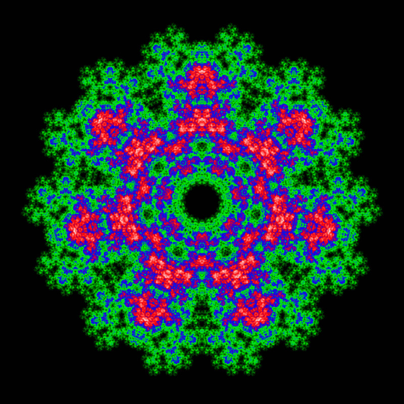 Fractal with 7 vertices