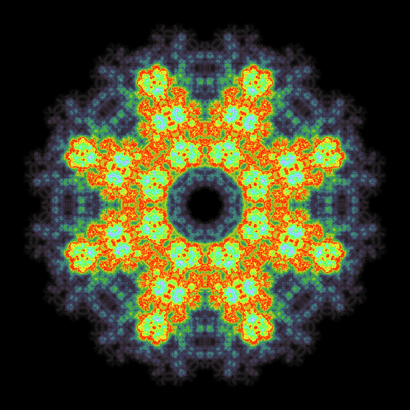 Fractal with 8 vertices