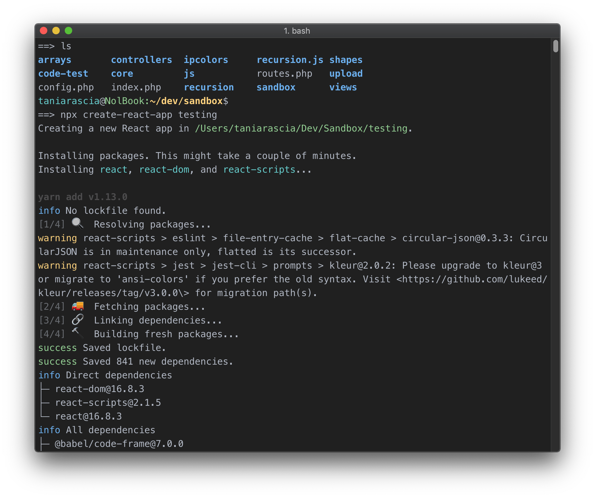 New Moon Screenshot iTerm2