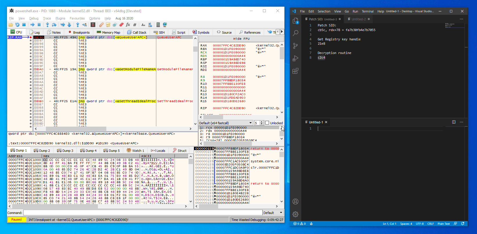 Decrypting the main module