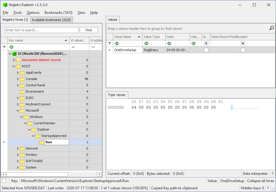 Registry Explorer