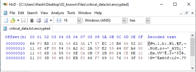 Encrypted flag