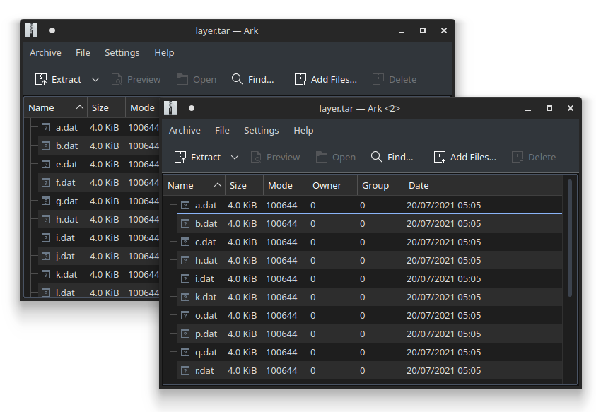 Dat files