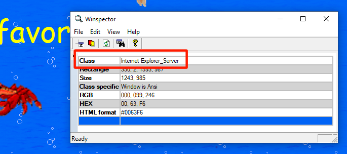 It's just Internet Explorer!