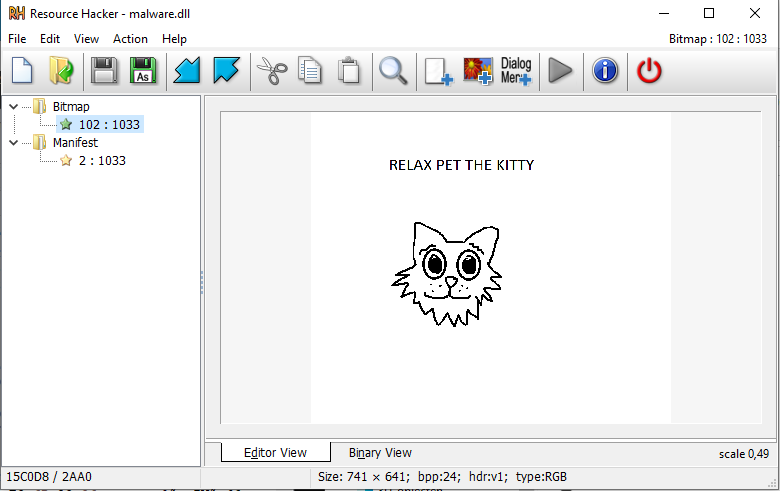Relax, pet the kitty!
