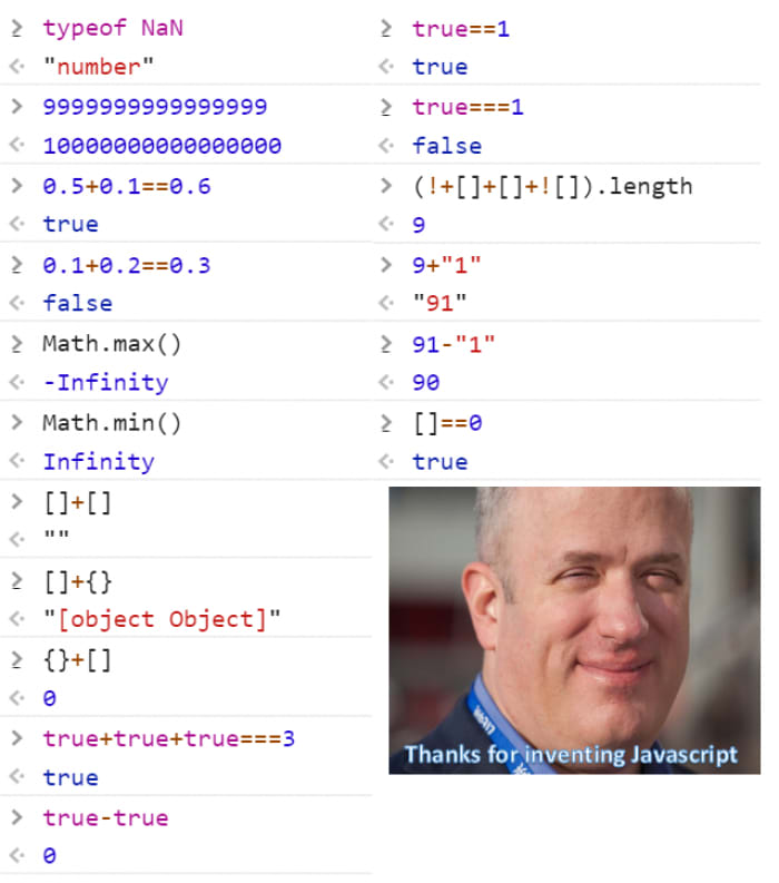 Oh Javascript...