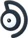 Unown D sprite