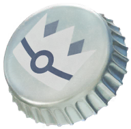 Silver Bottle Cap icon