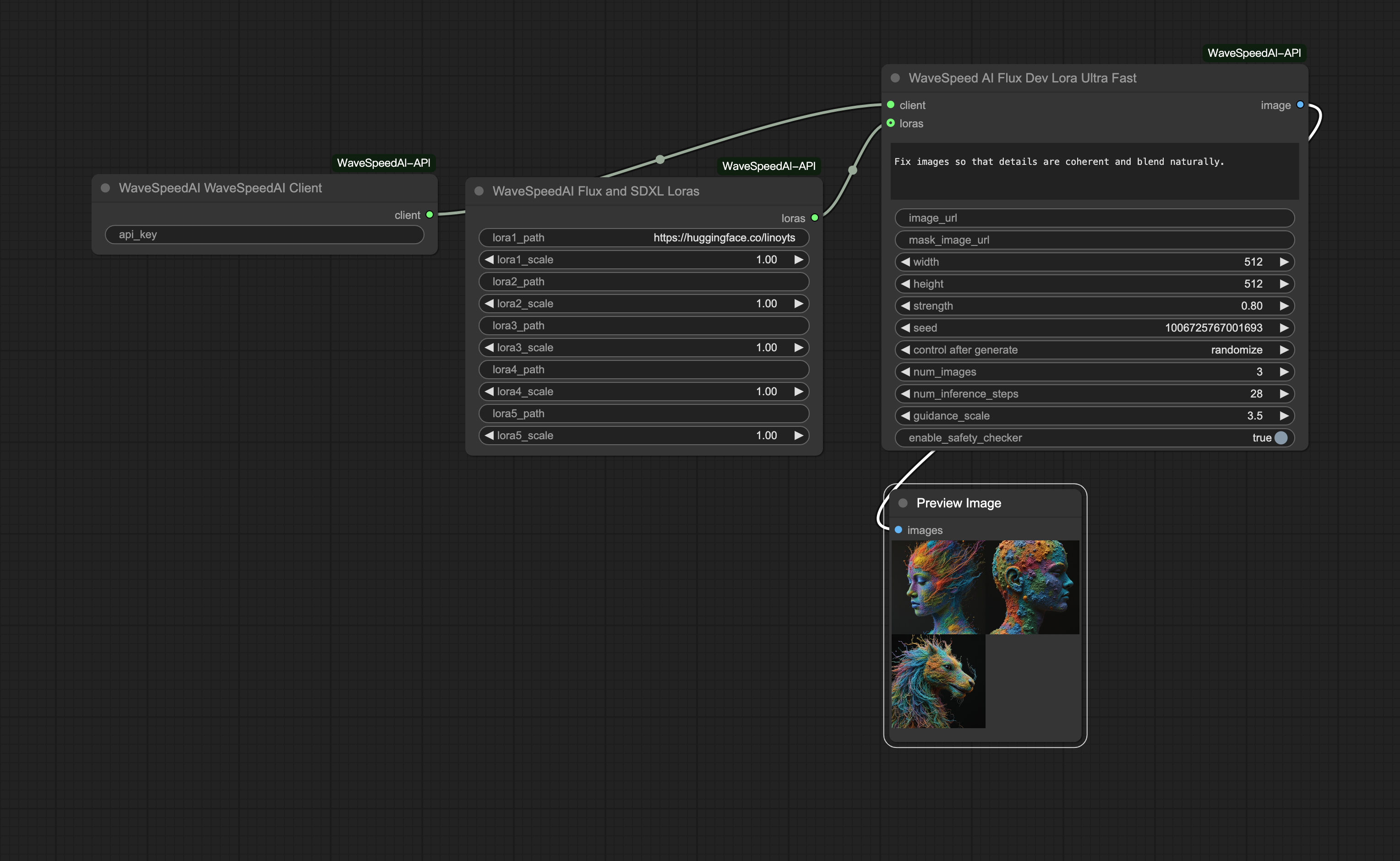 Flux Dev Lora Ultra Fast Workflow