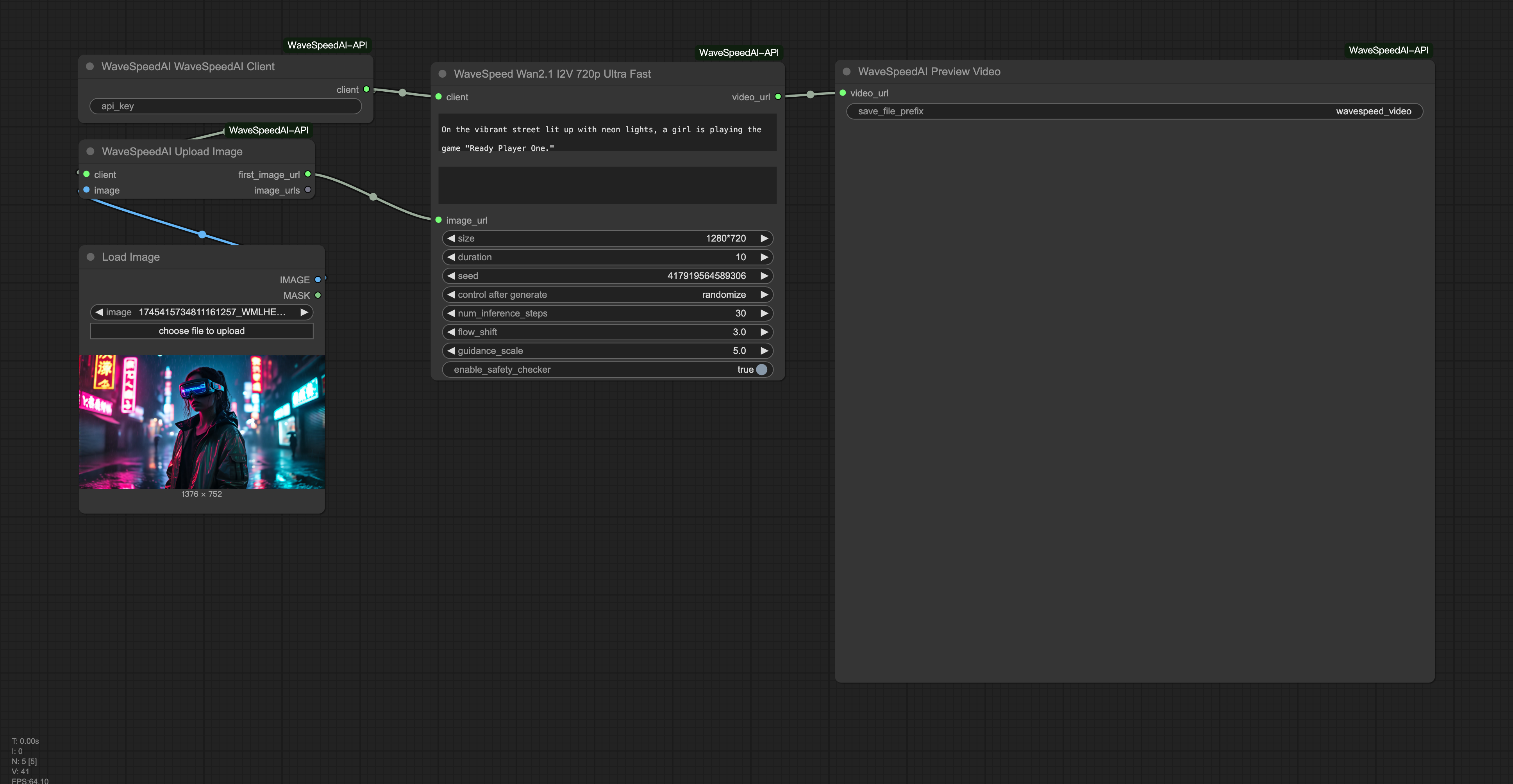 Wan2.1 I2V 720p Ultra Fast Workflow