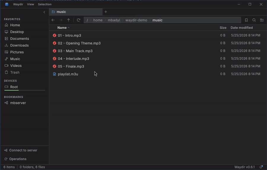 Selection workflow