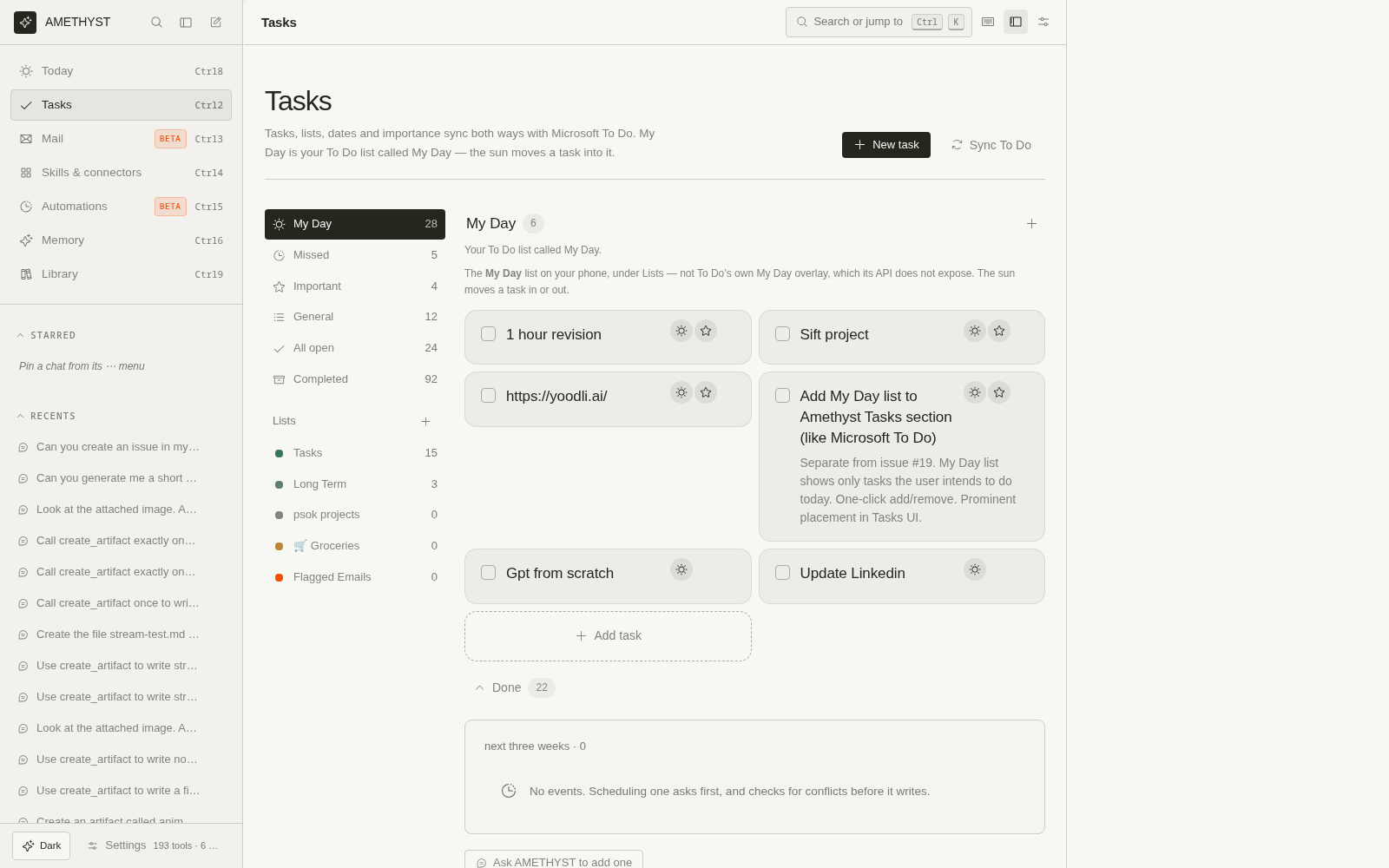 Tasks