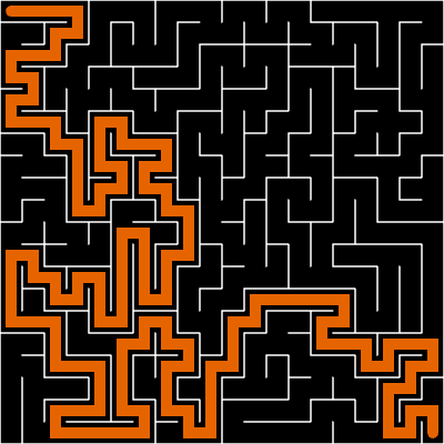 Algernon Generated Maze
