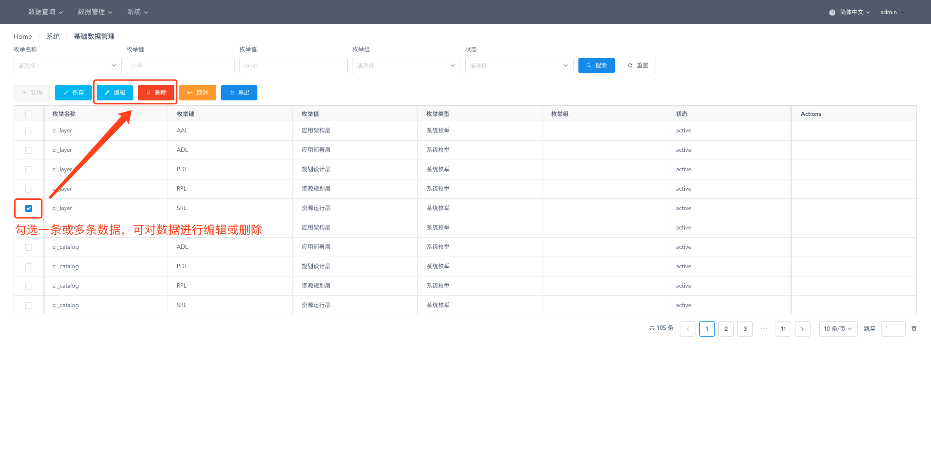 Basic data management