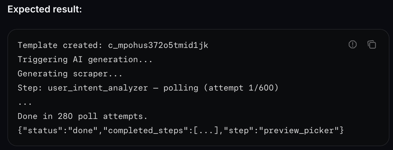 Create Scraper