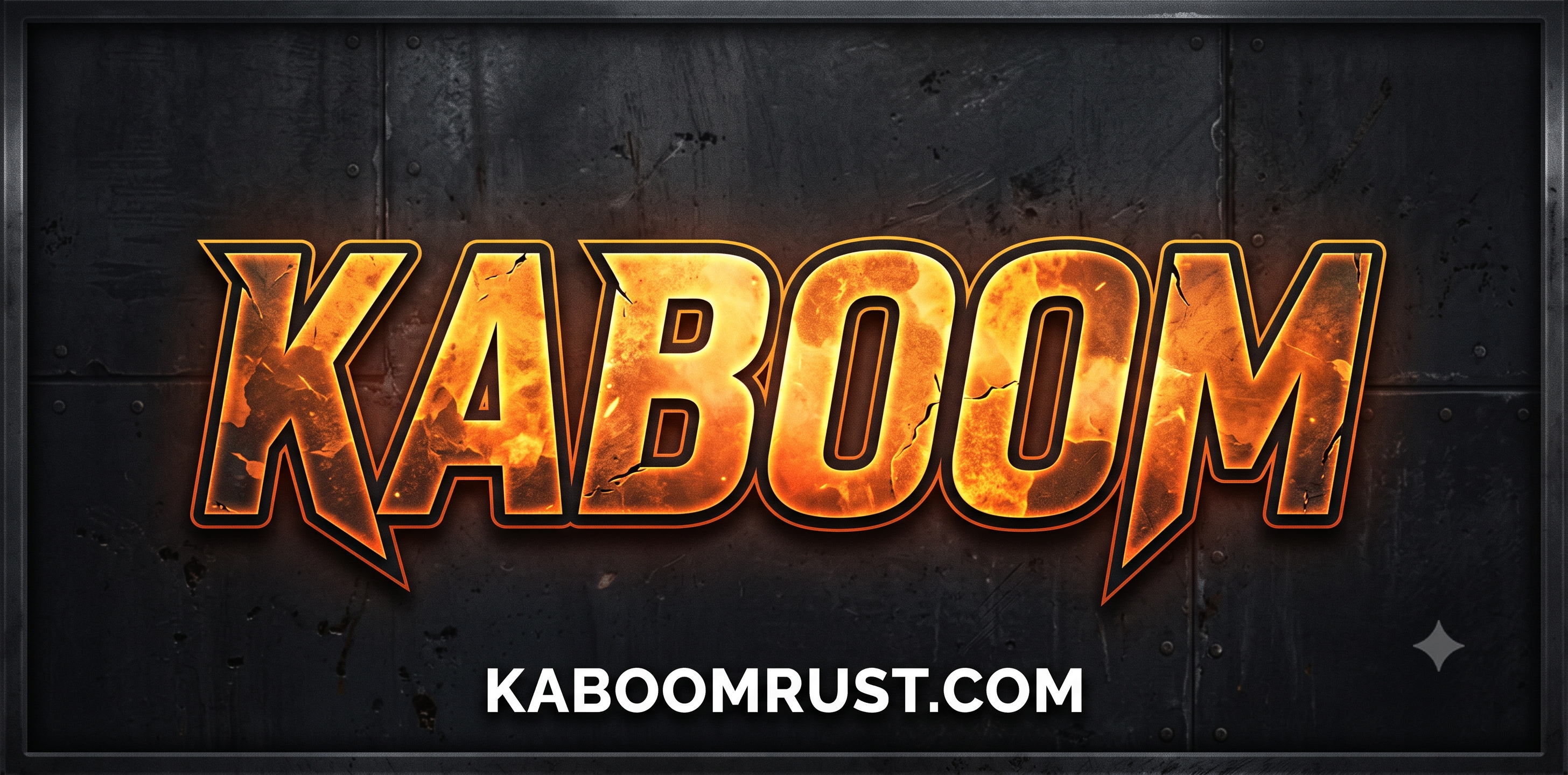 Баннер сервера KABOOM 100X | SHOP | KITS | CLANS | LOOT+