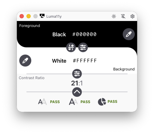 Luma11y Interface