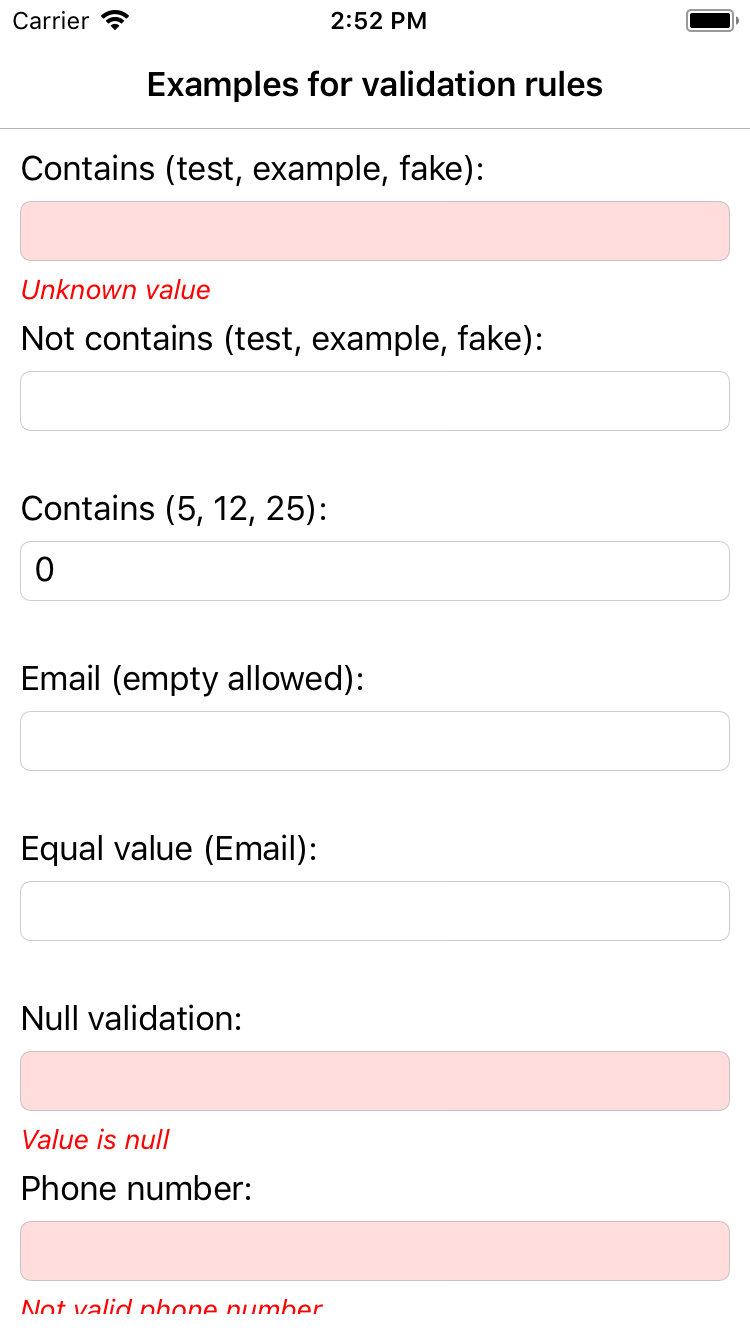 iOS screenshot iOS screenshot