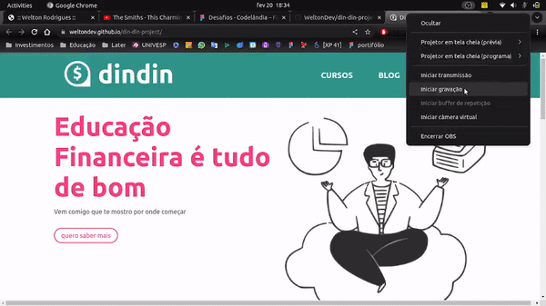 Din din Educação financeira