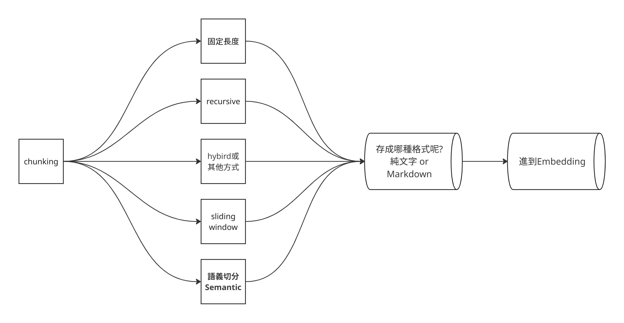 Chunking 策略流程