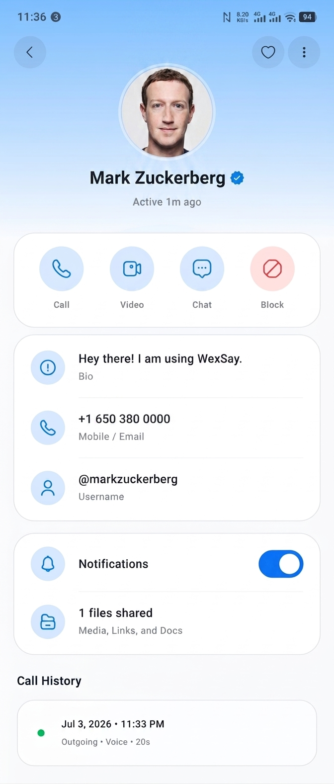 Profile Screen
