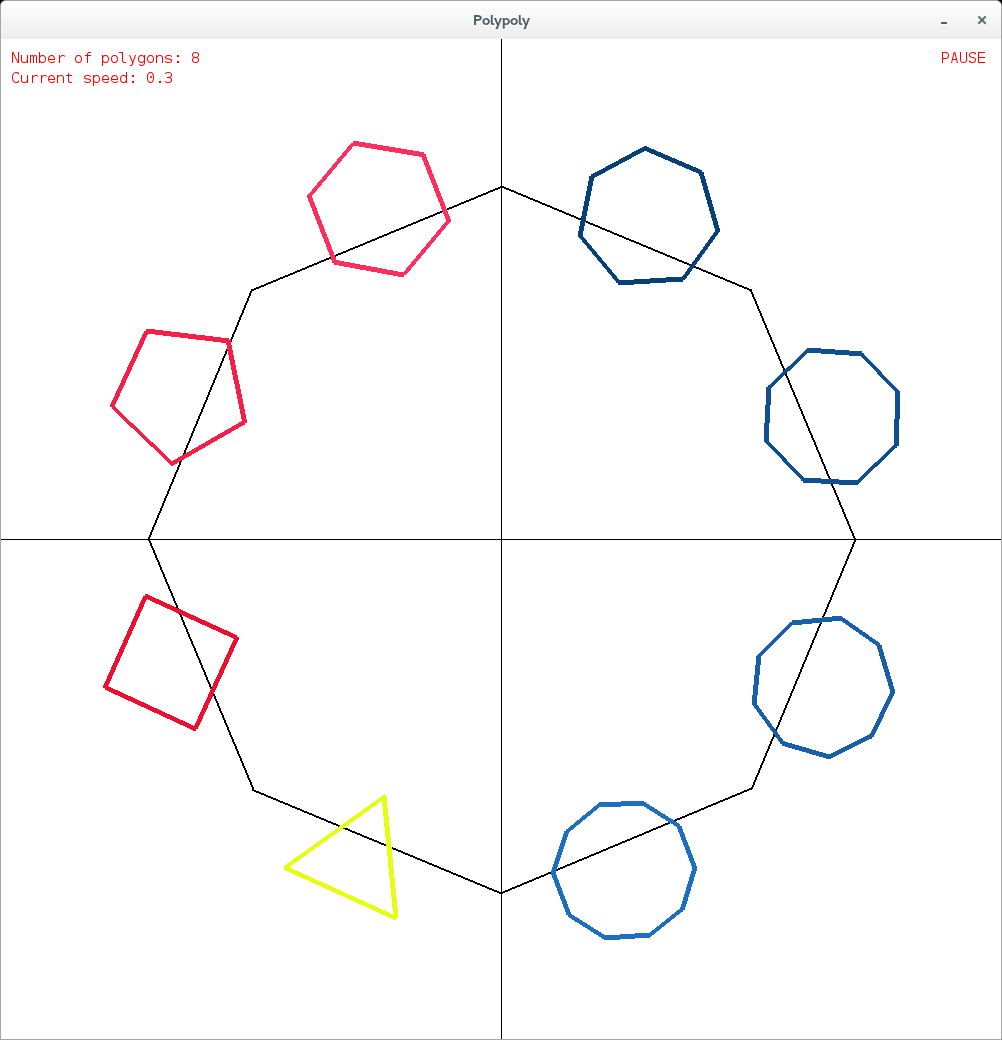 Pygame draw polygon