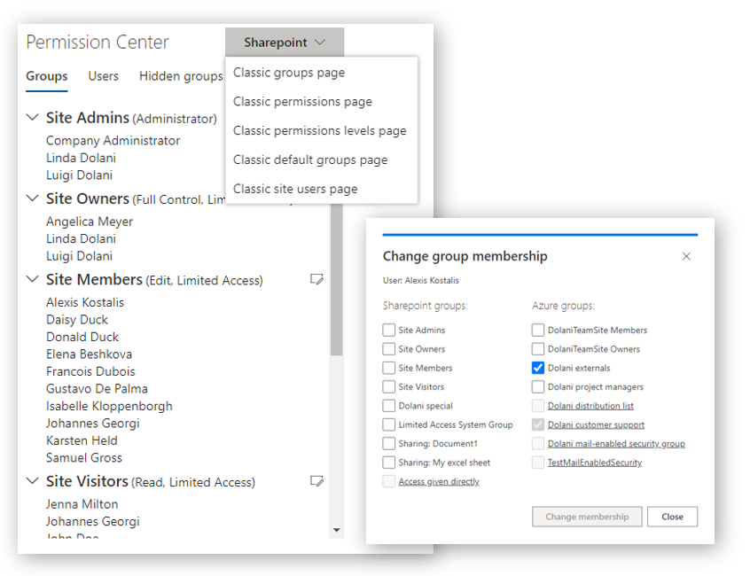 SharePoint-Permission-Center-Screenshot