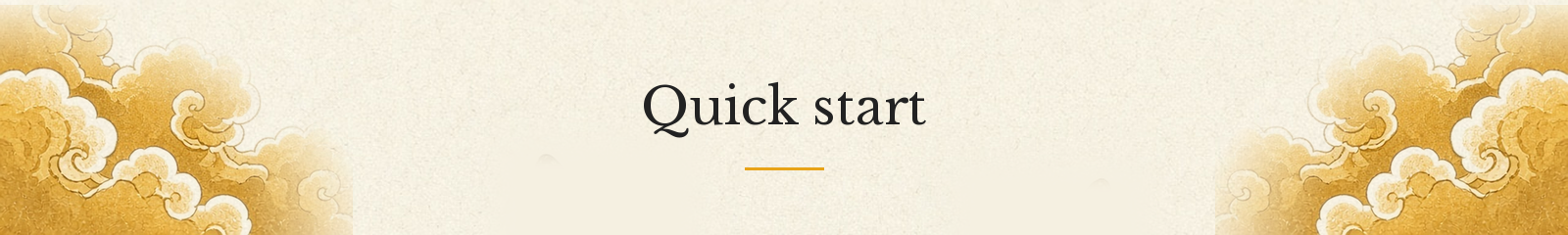 Quick start