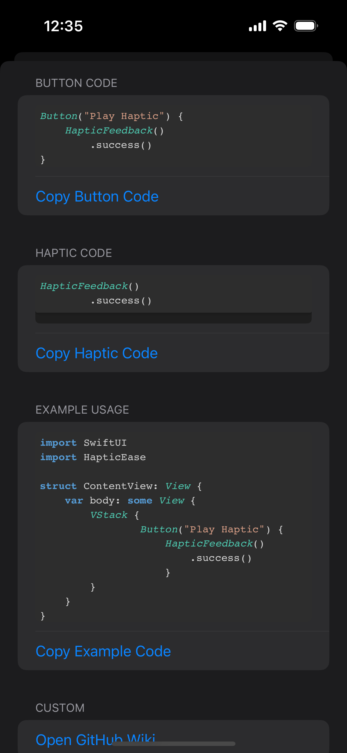 Screenshot 3 of Haptics
