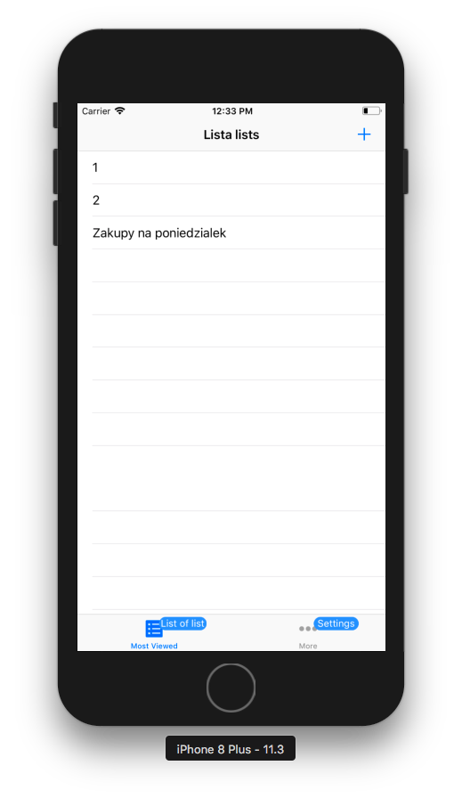 GitHub - Wiklos/iOS-List-of-lists: App for iOS classes.