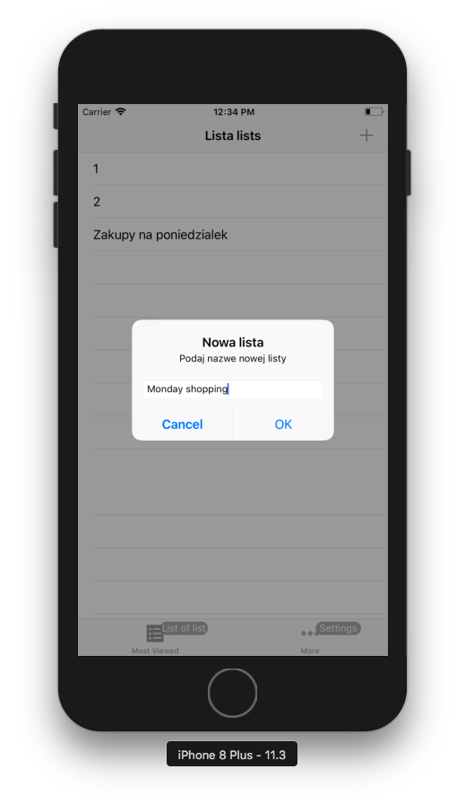 GitHub - Wiklos/iOS-List-of-lists: App for iOS classes.