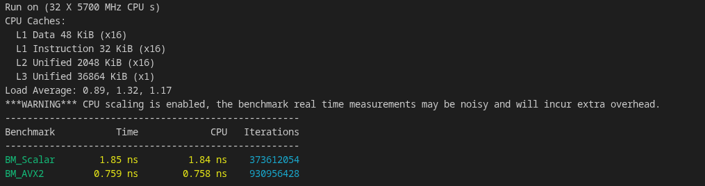 AVX2 High-Performance Packet Filter